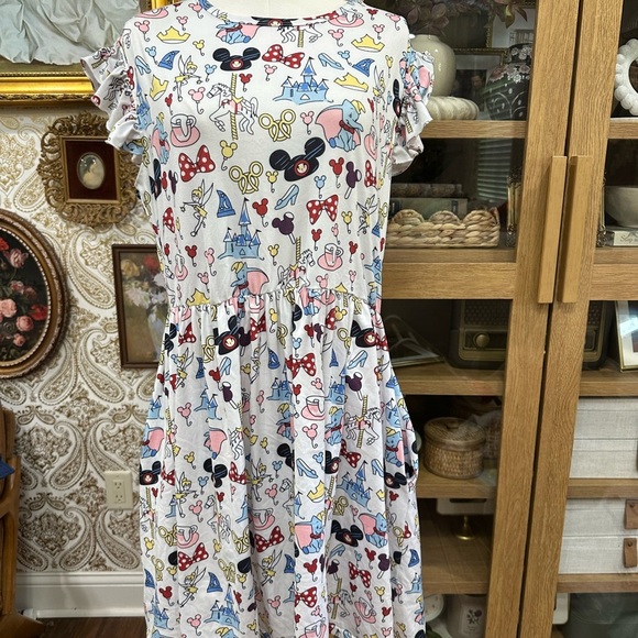 Gussy Up Bow Co Disney Colorful Kids Dress with Fun Prints size XL - Picture 1 of 7